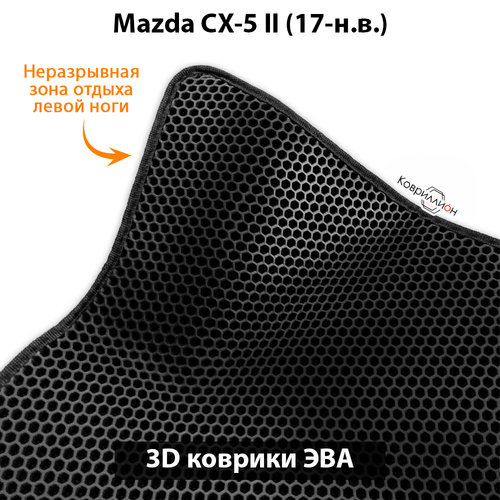 Передние автомобильные коврики ЭВА для Mazda CX-5 II (17-26г.)