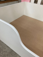 Кровать Теремок Бэби белый/розовый 800*1600