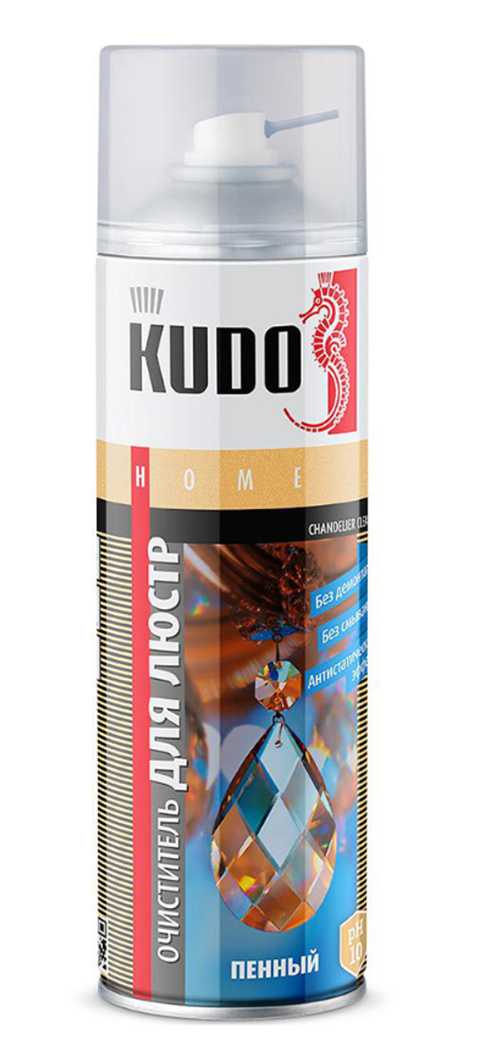Средство для мытья люстр Kudo KU-H408, пенный, 650 мл