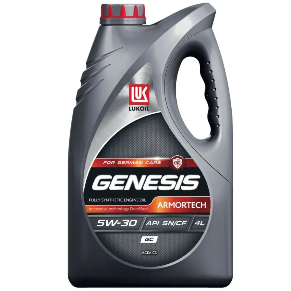Масло моторное Лукойл Genesis Armortech GC 5W-30 SN/CF C3 синтетическое 4л