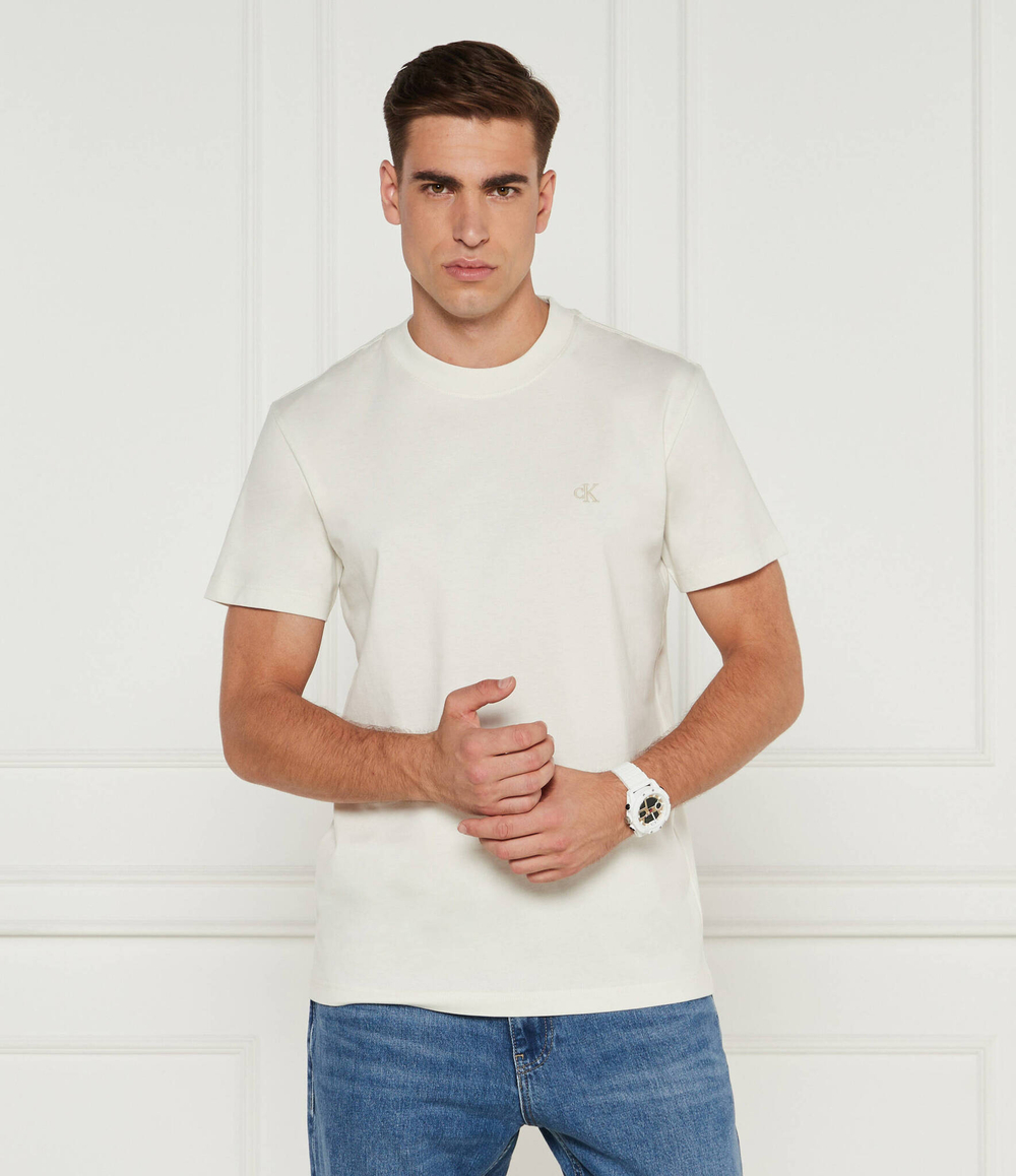 Футболка CALVIN KLEIN JEANS - экрю(J30J326683)