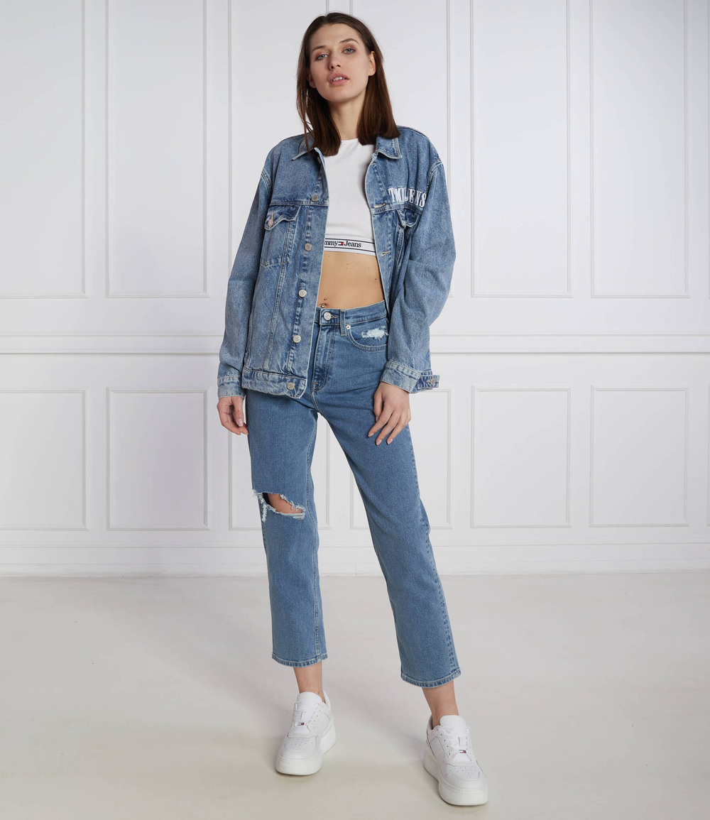 топ logo wb Tommy Jeans - белый(DW0DW14892)