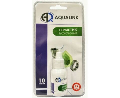 Анаэробный клей-герметик Высокопрочный, 10г, AQUALINK 2933