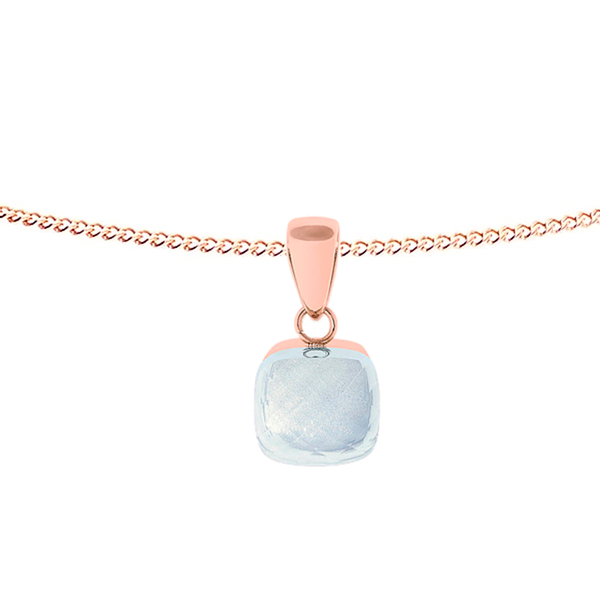 Колье Qudo Firenze arctic blue opal 400368.1 BL/RG