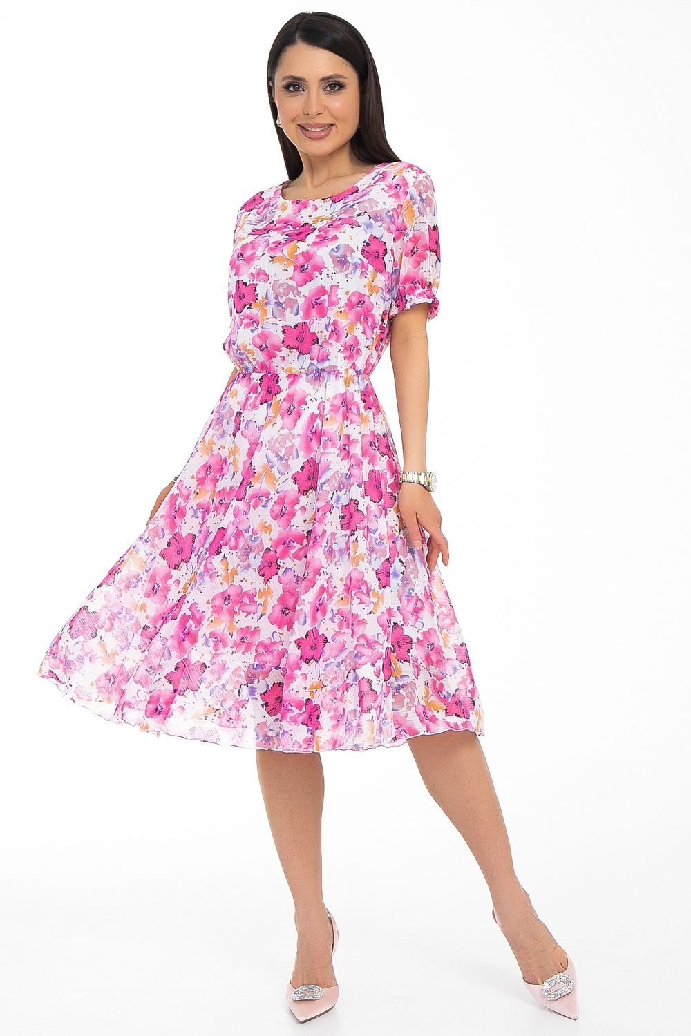 Платье Стильный шифон (лето) Diolche