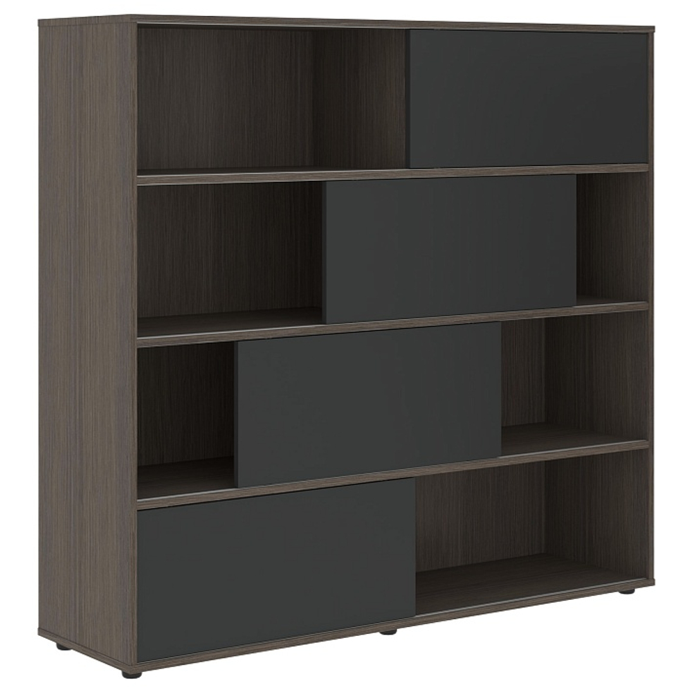 Шкаф-стеллаж с дверьми купе VELION