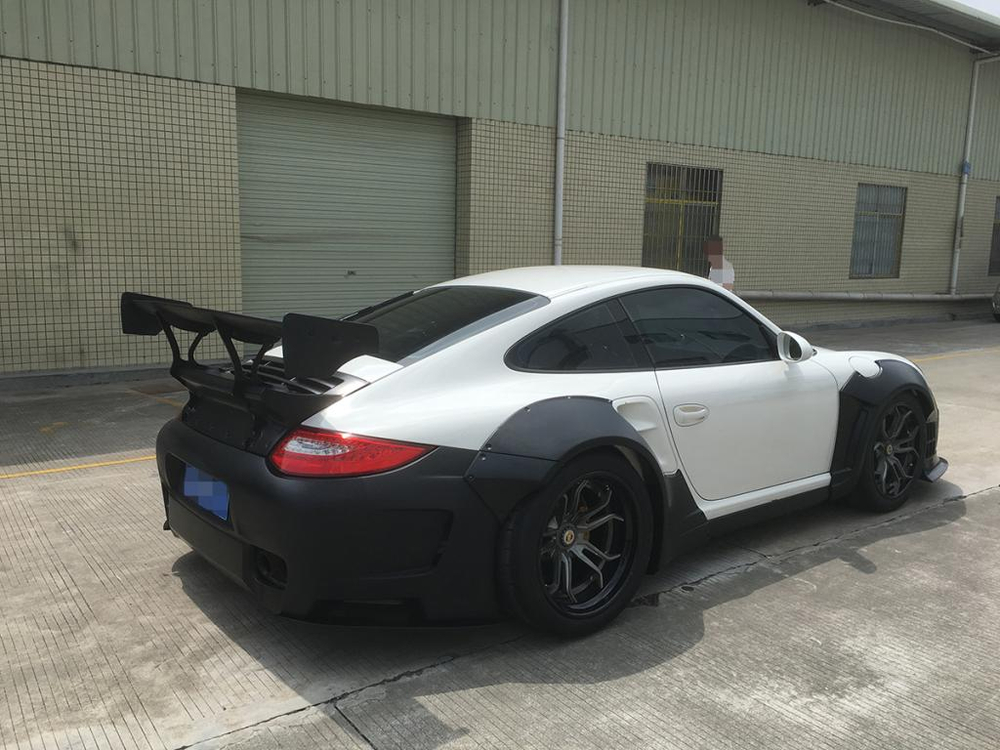 Широкий задний бампер для PORSCHE 911 997 TURBO S 2004–2013