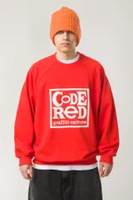Толстовка Codered Overcrew Summer Street Man Красный Код