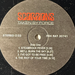 Виниловая пластинка Scorpions – Taken By Force LP