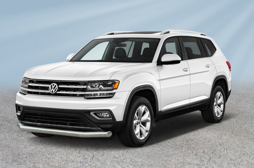 Защита переднего бампера (нержавейка) Volkswagen Teramont (2017-2020) d76