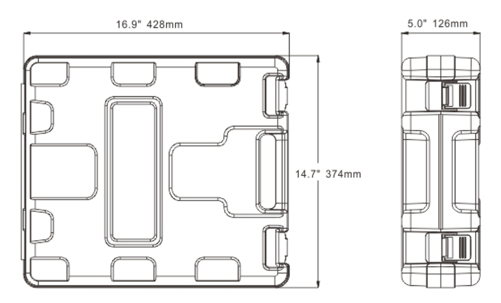 Мини-мойка SeaFlo переносная (12В, 16 л/мин, Высота всасывания (1,8 м)