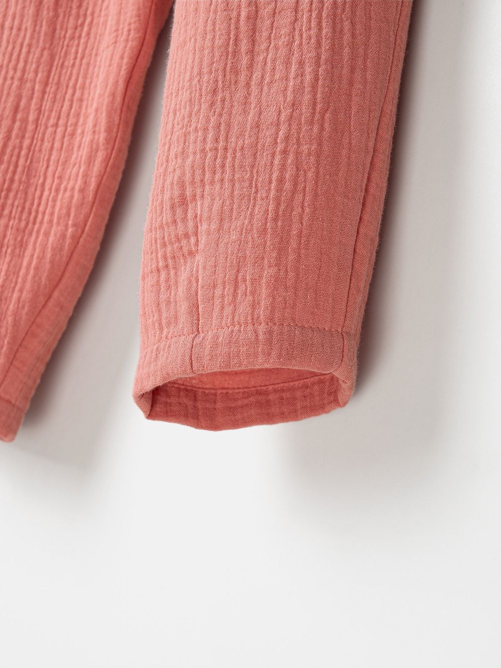 Брюки муслиновые "Клубничный смузи"