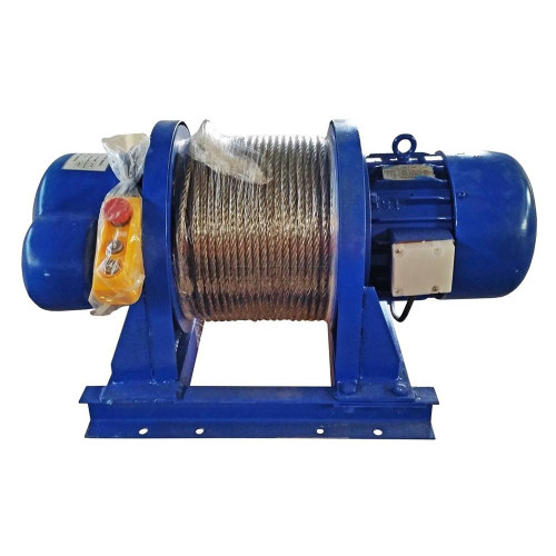 Лебедка электрическая TOR KDJ PRO 1500кг 70м с канатом 380V