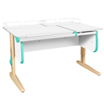 Растущая парта  Дэми СУТ 25 с задними полками СУТ.15.210 (1200×880 мм)