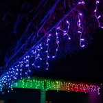 Гирлянда  бахрома - Twinkly Icicle (Multicolor edition) - 190 шт.(5 м) RGB + BT + Wi-Fi (TWI190STP-TEU)