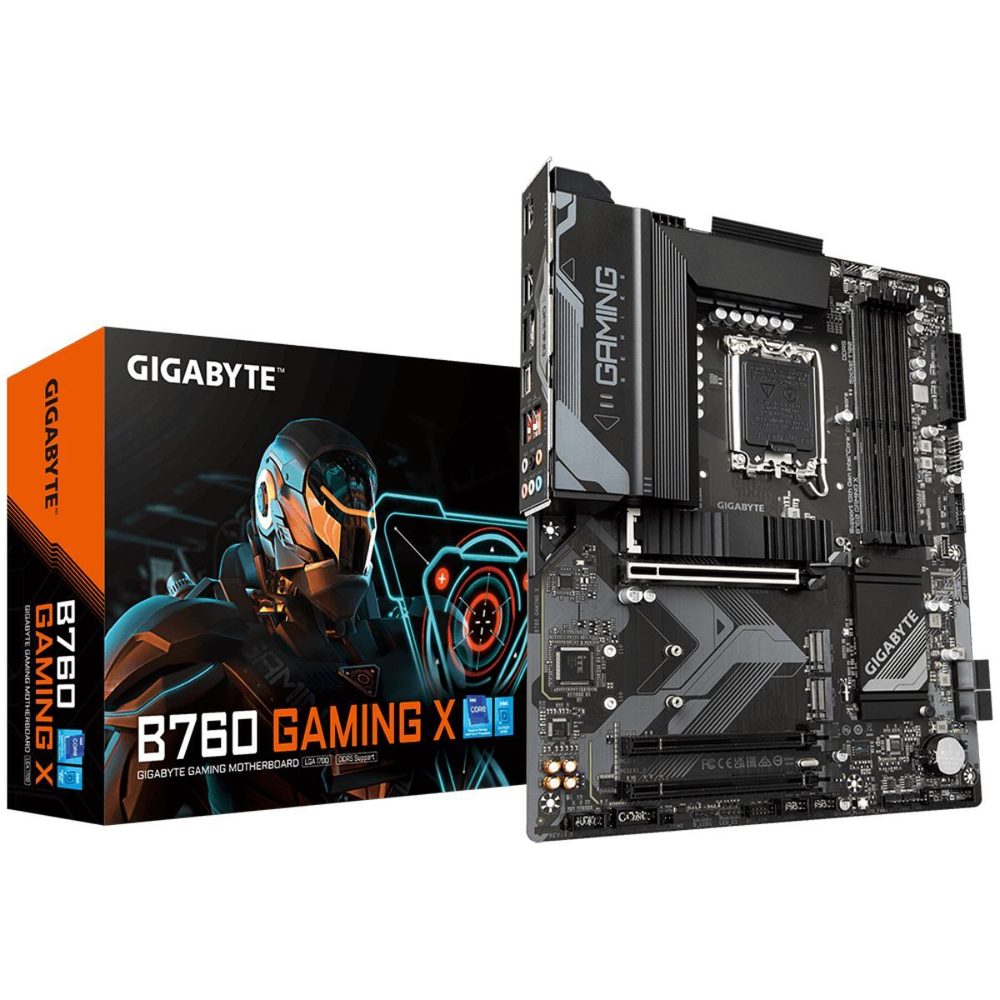 Материнская плата GIGABYTE B760 GAMING X, LGA1700, DDR5, ATX