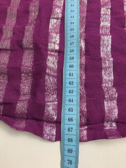 Палантин в полоску с люрексом