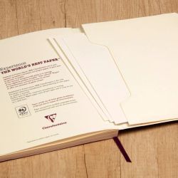 Записная книжка Clairefontaine Age Bag Myessential, A5 в клетку 90 грамм Tobacco (79342C)