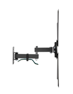 Кронштейн Kromax CORBEL-7 черный 22"-65" макс.30кг настенный поворот и наклон
