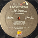 Jim Reeves ‎– Room Full Of Roses 2LP (США 1985г.)