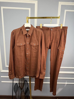 Льняной костюм Brunello Cucinelli