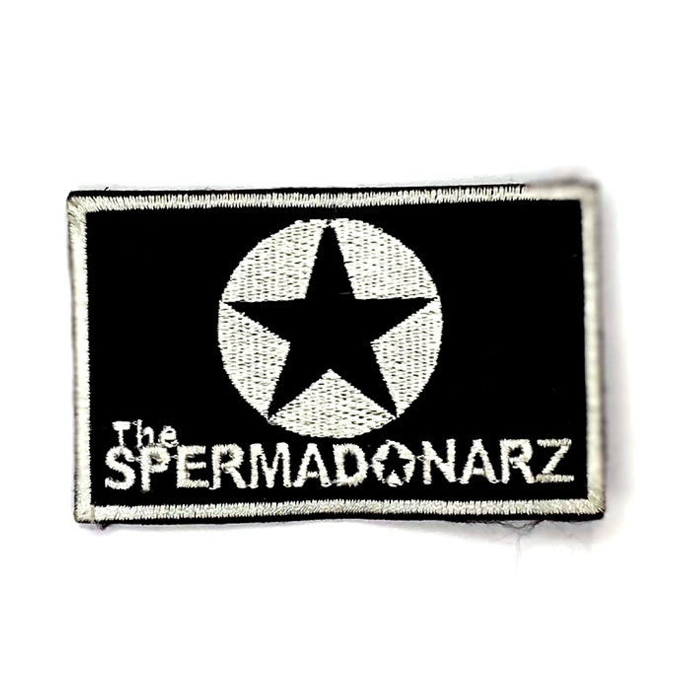 Нашивка The Spermadonars черная