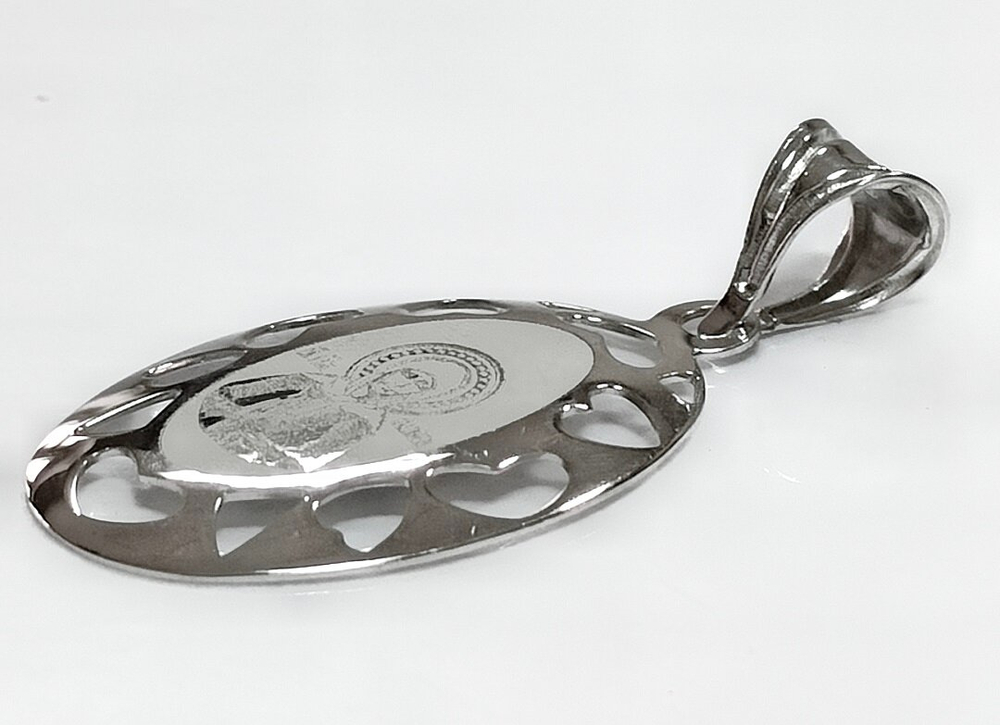 "Святая Матрона" - ювелирная подвеска из серебра