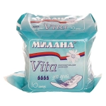 Прокладки женские МИЛАНА Vita Део Драй 10 шт