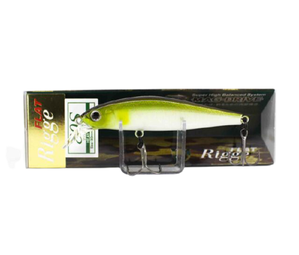 Воблер ZipBaits Rigge Flat 80S 191 Pearl Mist Ayu