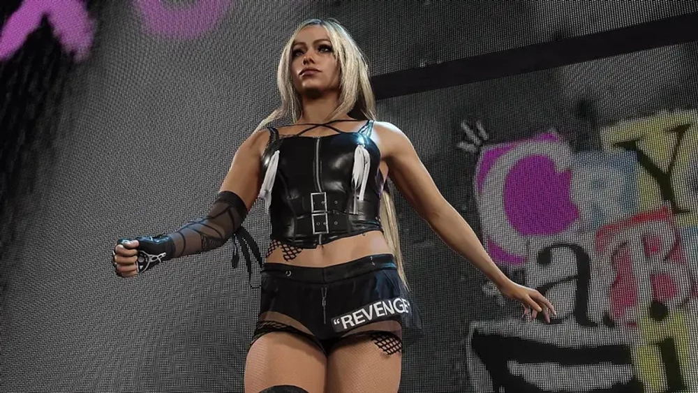 WWE 2K25 (диск для PS4, полностью на английском языке)