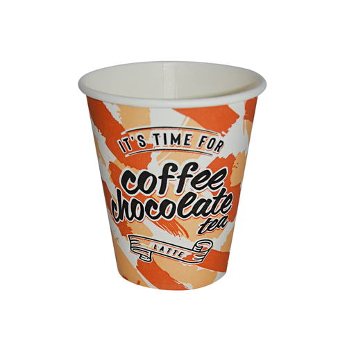 Стакан бумажный 250 мл для горячего Coffee time 50 шт 20/1000 ЛП