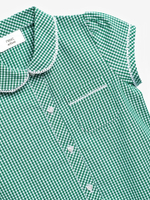 Платье школьное для девочки Next 144-354, Белый, Зеленый