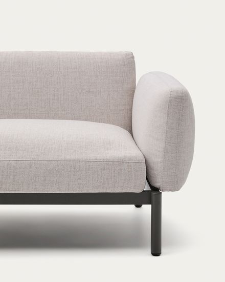 Sorells Уличный модульный 5-местный угловой диван бежевый