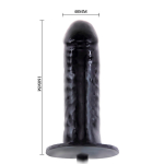 Расширяющийся анальный фаллоимитатор с грушей Baile Bigger Joy - 16,5 см