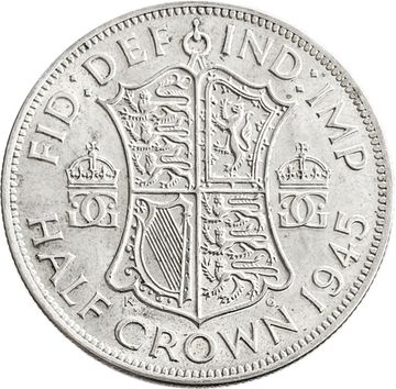 1/2 кроны 1945 Великобритания