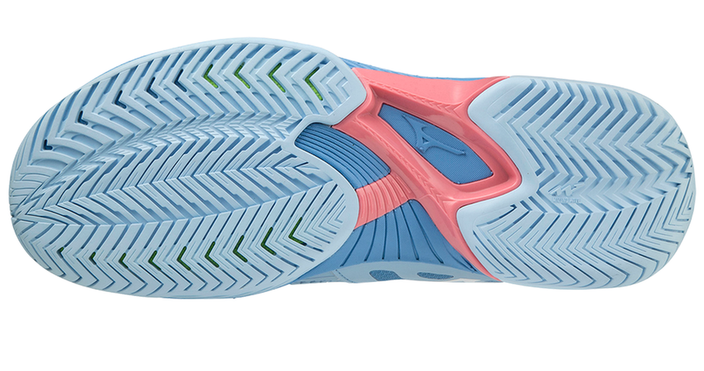 Женские теннисные кроссовки Mizuno Wave Exceed Tour 5 AC - dutch cana/white/tea rose