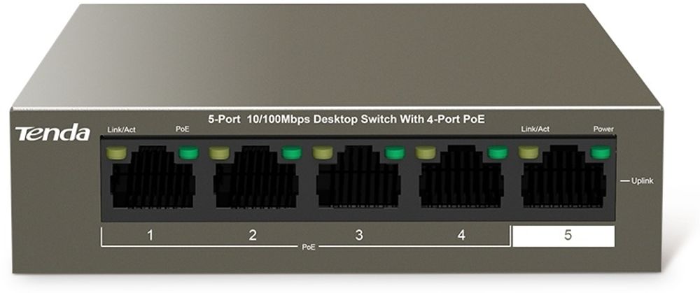 Tenda TEF1105P-4-63W серый Tenda TEF1105P-4-63W серый