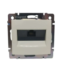 Розетка RG45 интернет Слоновая Кость Legrand Valena (774138) 1шт