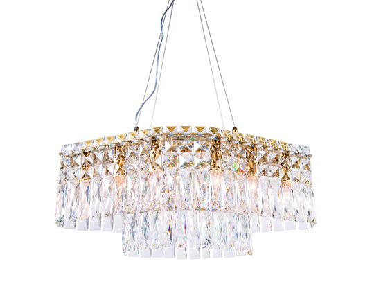 5638P/10A PLATING BRASS+CLEAR (1) Люстра NW