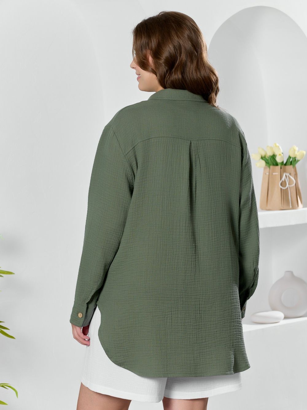 Рубашка Вуаль-6 Виотекс ХАКИ