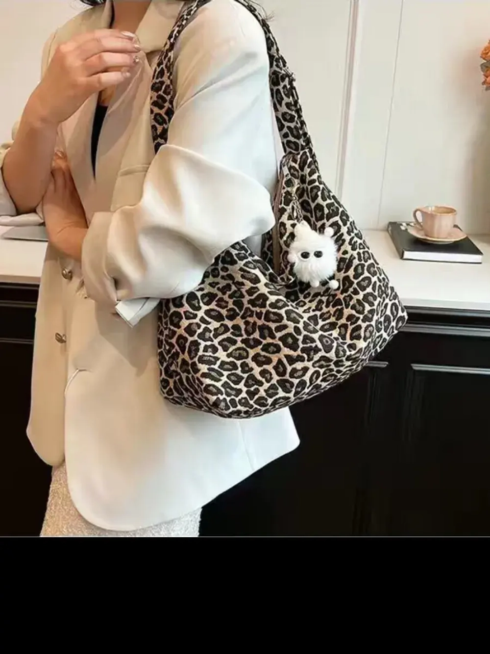 Сумка шоппер городской на молнии