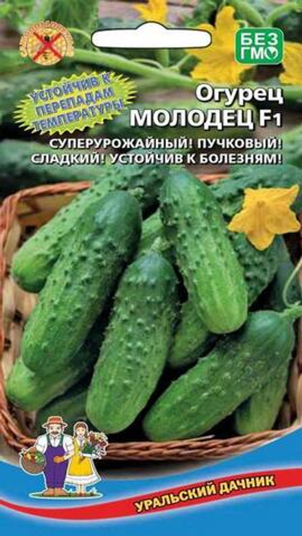 Огурец "G. Молодец F1" 8шт., Россия.