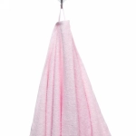 Полотенце махровое 70*140см «LUNA» цвет светло-розовый 10100 плотность 360гр/м2 с петелькой-подвесом