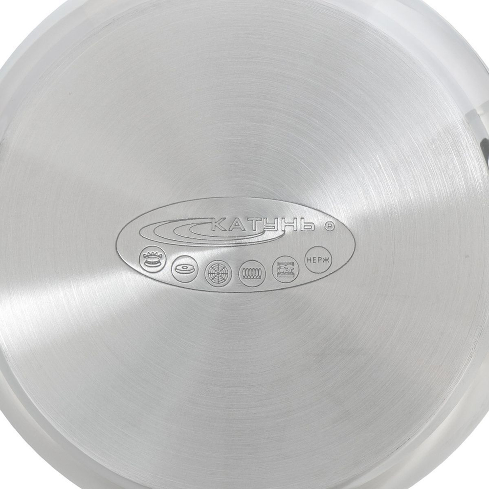 Кастрюля нерж, 2 л, с крыш, Катунь, Берта, КТ15-D-18, индукц