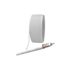 ЭРА Кабель коаксиальный RG-6U, 75 Ом, Cu/(оплётка Cu 64%), PVC, цвет белый, бухта 100 м | 