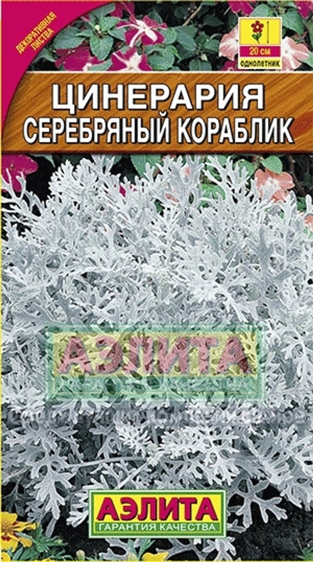 Цинерария Серебряный кораблик 0,05гр Аэлита