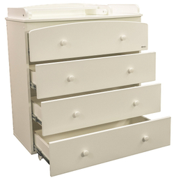 Детский пеленальный комод Tutis Cloud VD33-0412102 ваниль