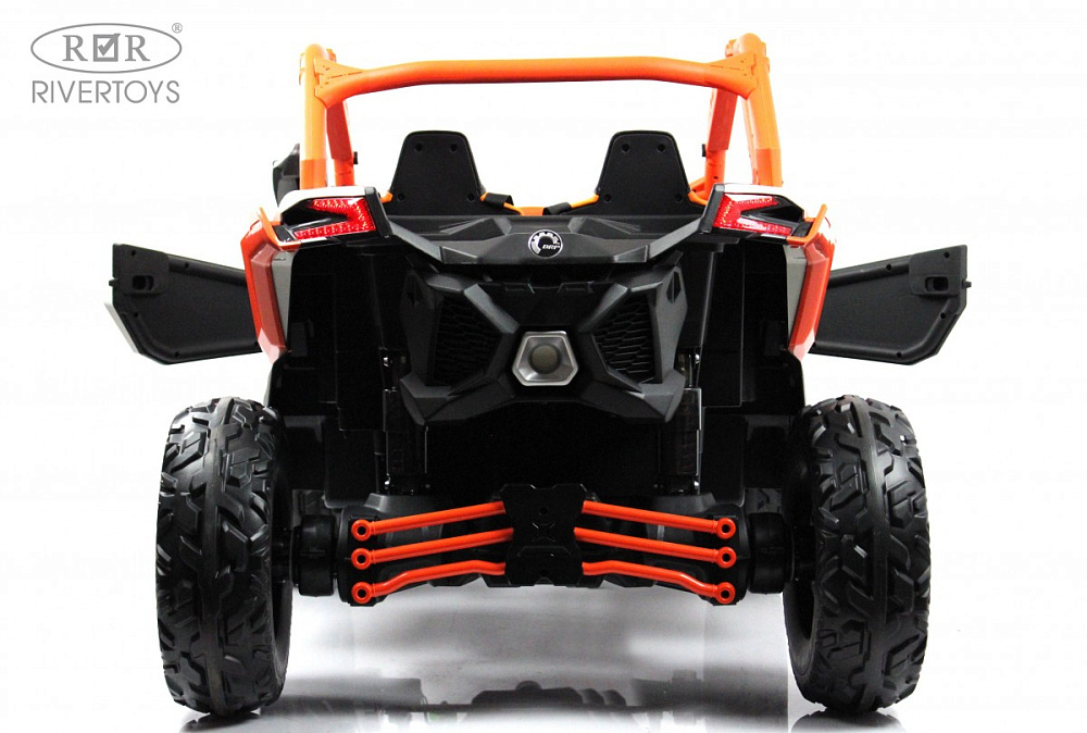 Детский электромобиль RiverToys BRP Can-Am Maverick Y111YY оранжевый