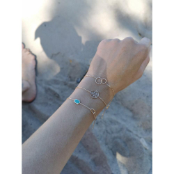 браслет два кольца