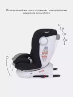 Автокресло Rant Drive Active Line 0/1/2/3 (0-36кг) Black/Черный isofix
